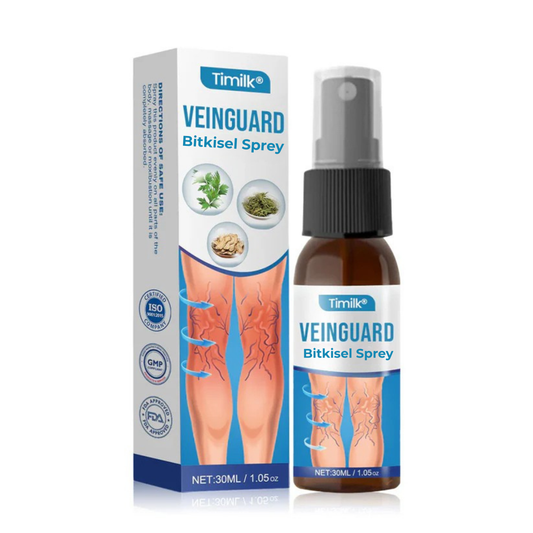 Timilk® VeinGuard Bitkisel Sprey – Sadece 7 günde varisleri ortadan kaldırdığı klinik olarak kanıtlanmıştır!