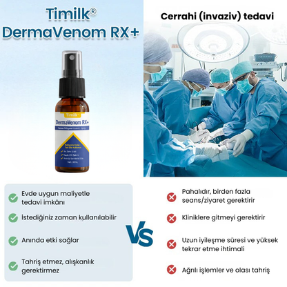 Timilk® DermaVenom RX+ Hassas Bölgesel Giderici Sprey