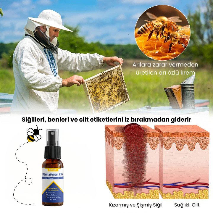 Timilk® DermaVenom RX+ Hassas Bölgesel Giderici Sprey